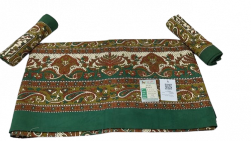 BEDSHEET JAIPUR PRINTED 90X108 2 PILLOW COVER